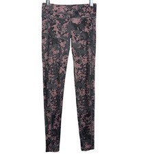 North Face Pulse Leggings Women's Size XSmall Flash Dry Pink Black Buttery Soft