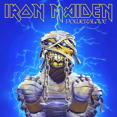 Iron Maiden Powerslave SINGLE 12x12 Album Cover Replica Poster