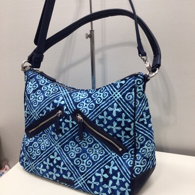 Vera Bradley Vivian Convertible Hobo in Cuban Tiles (Retired) NEW With Tag 
