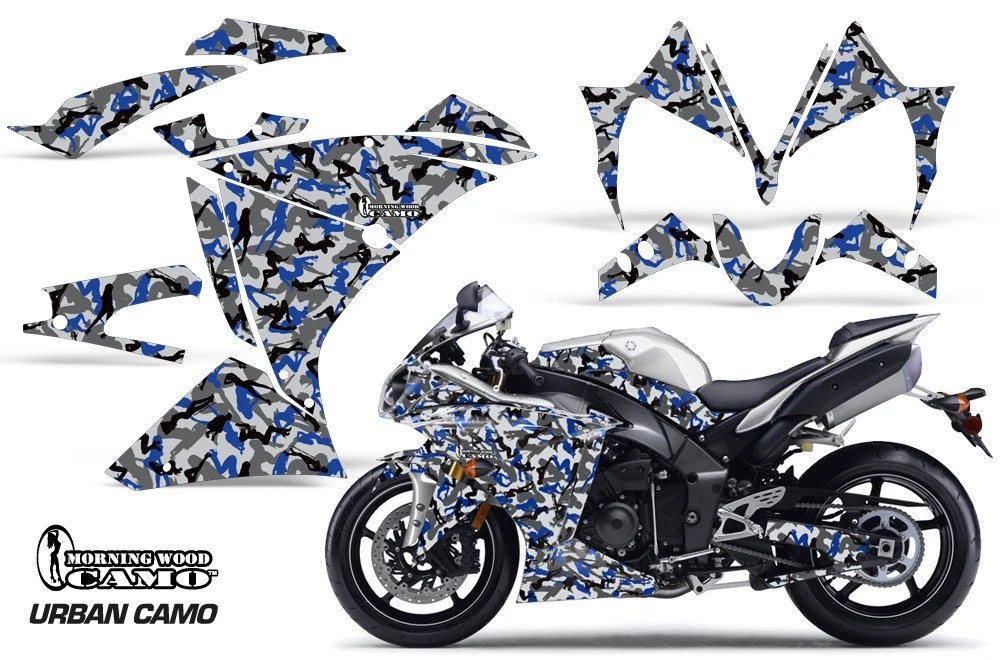 Street Bike Graphics Kit Decal Sticker Wrap For Yamaha YZF R1 2010