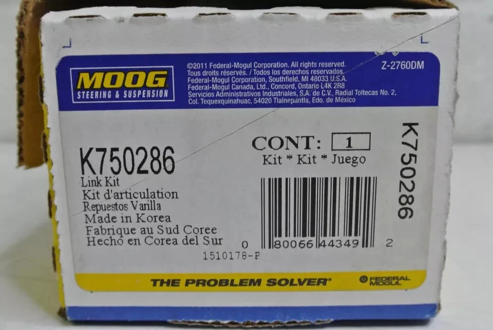 MOOG Para 04-09 Kia Sorento Barra Estabilizadora Eslabón Trasero Derecho Alta Calidad K750286 Foto 2 de 4