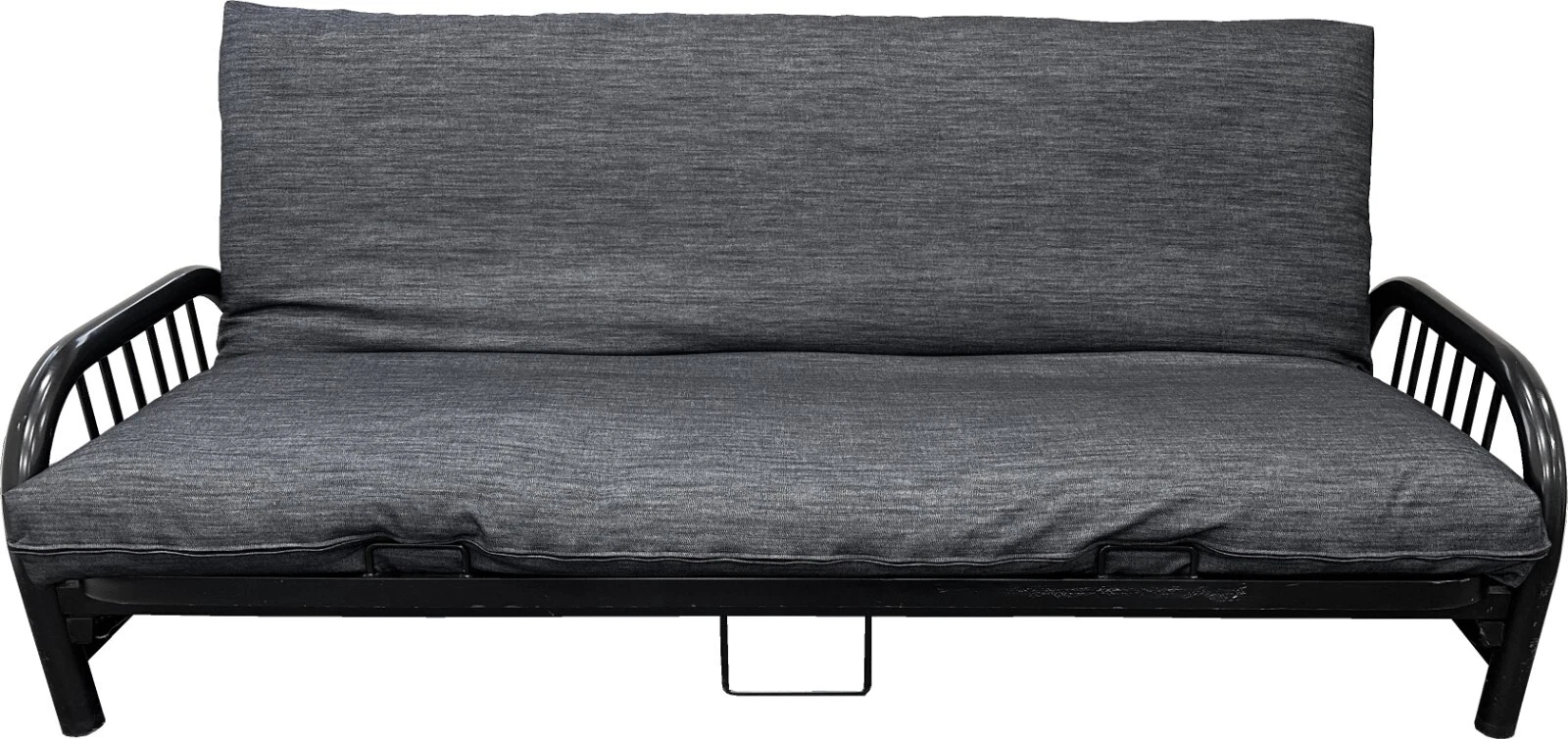 Queen Black Denim Futon Mattress Cover, Bed Slipcovers, Encasement
