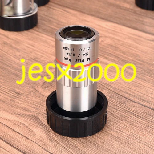 1PC USED mitutoyo M Plan Apo 5x/0.14 full achromatic bright field objective