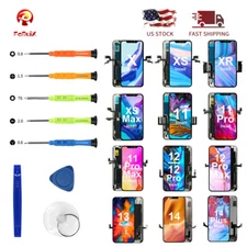  For iPhone 11 12 13 14 PRO MINI PLUS X XR XS Max LCD Touch Screen Assembly Kits