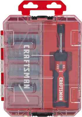 Torque Screwdriver Set with Storage, 1'' Phillips, Slotted, Hex, Torx and Squarec
