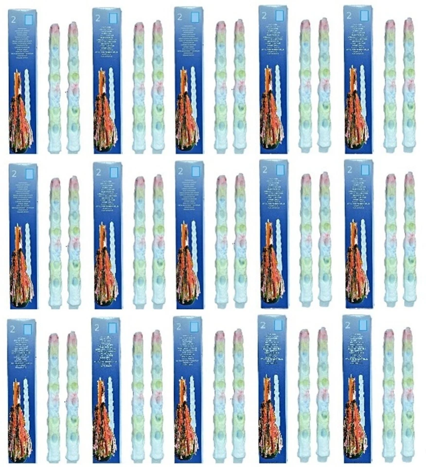 Hillfield® 30 Tropfkerzen Bunt , Stabkerzen Dekokerzen Spitzkerzen Kerzen