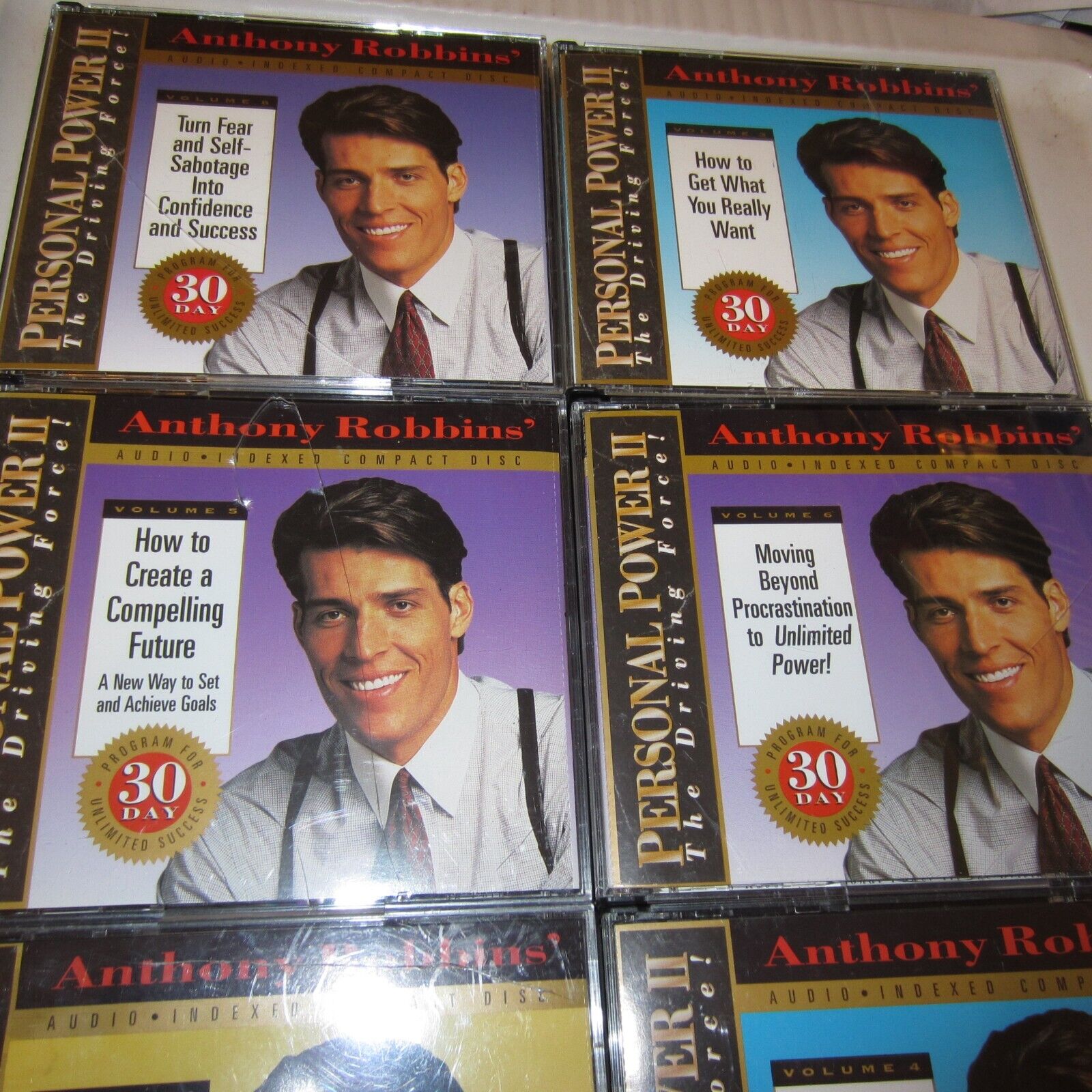 Anthony Robbins Personal Power IIDriving Force CD  1,2,,5,6,7,8,9,10.11.-18