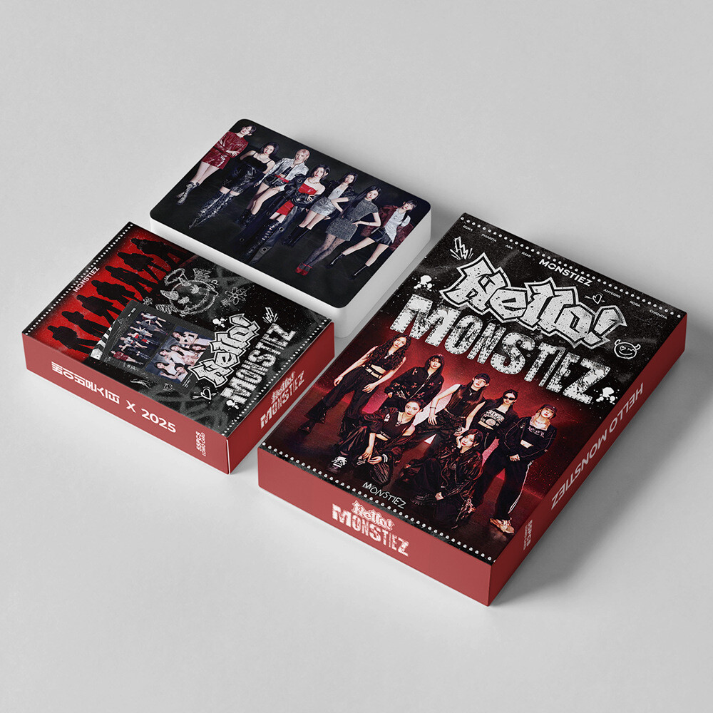 55pcs Set BABYMONSTER FANCLUB HELLO MONSTIEZ Lomo Cards Collective