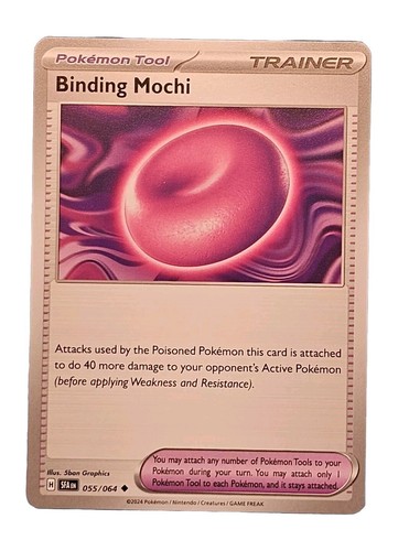 Pokemon TCG Tool Card: BINDING MOCHI 55/64 | Uncommon | Shrouded Fable | eBay Pokemon TCG Tool Card: BINDING MOCHI 55/64 | Uncommon | Shrouded Fable | eBay