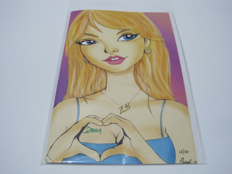 Exclusive Virgin Taylor Swift #1 comic! #13 (Taylor's fave number) of 20! GREEN