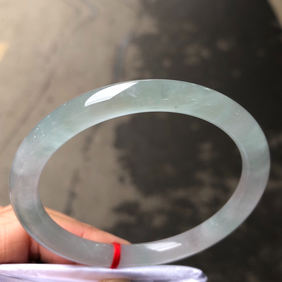 Real Natural A Burmese high Ice Jade jadeite Bracelets bangle 56MM