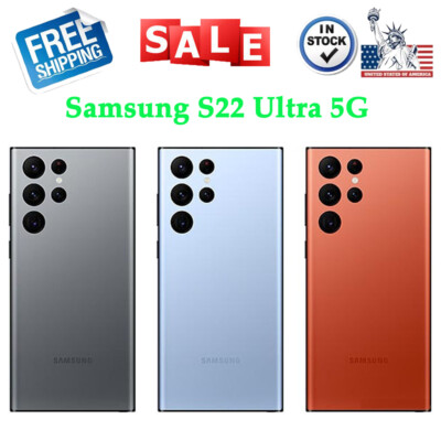 New Samsung Galaxy S22 Ultra 5G SM-S908U 8+128GB AT&T Verizon Unlocked GSM CDMA