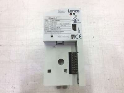LENZE EPL-10200 PLC DRIVE W/ EPZ-10202 EXTENSION BOARD 02 NO FRONT MODULE