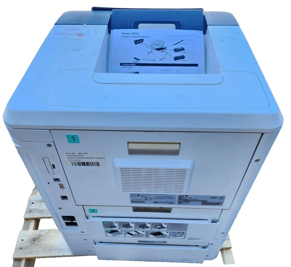 Xerox Phaser 4622 DN моно лазерный принтер 65 стр/мин 550 листов - Изображение 3 из 4