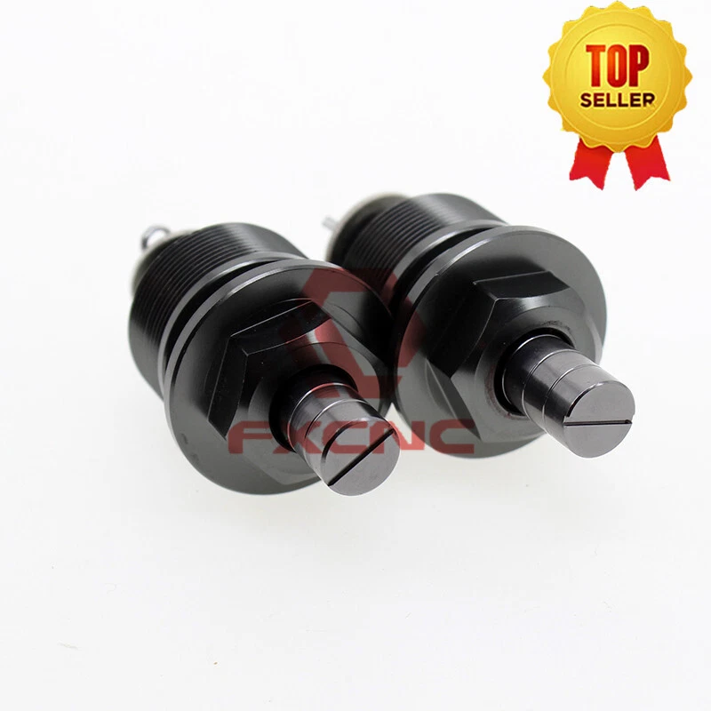 Ajustadores de precarga CNC motocicleta perno de horquilla para horquillas convencionales Showa 31 mm x2 Foto 3 de 4