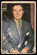1952 Bowman Television & Radio Stars of NBC CREASES #15 George Jessel