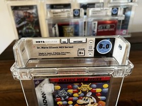Gameboy Advance Dr. Mario Classic NES Series WATA 8.0 B+ SEALED