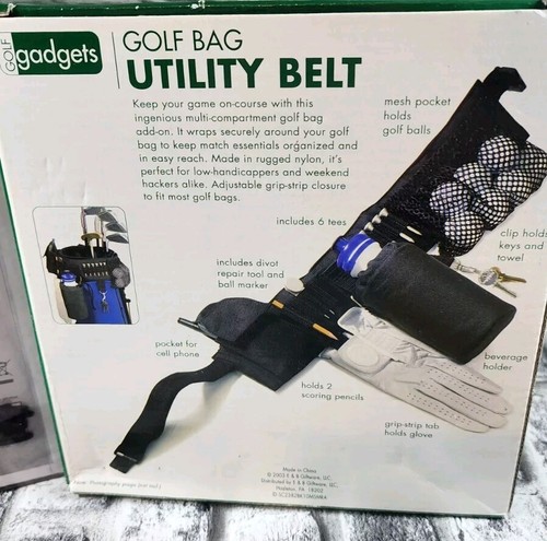 Golf Pro Caddy Set e cintura utility borsa da golf vintage Y2k - Foto 5 di 5