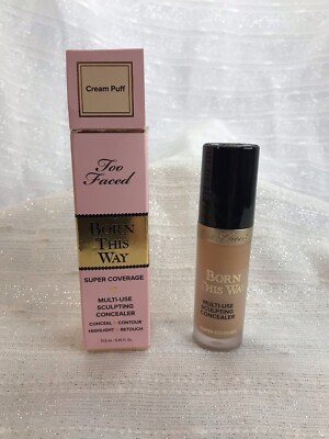 TOO FACED BORN THIS WAY SUPER COVERAGE MULTI-USE SCULPTING CONCEALER CREAM PUFF
