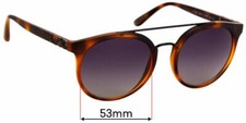 SFx Replacement Sunglass Lenses fits Burberry B 4245 - 53mm Wide