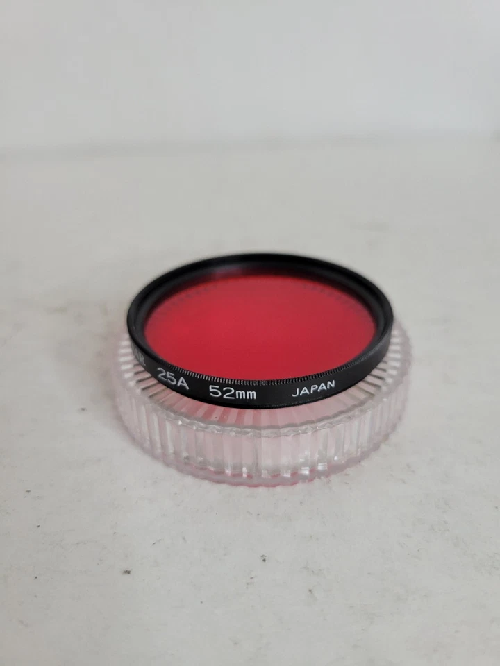 Rokunar 52mm RED 25A FILTER Japan Circular Screw On Filter - Image 2 of 4