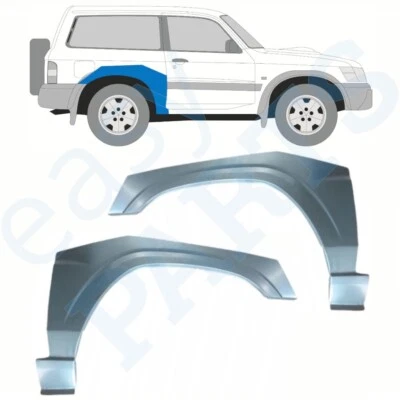 NISSAN PATROL Y61 GY61 1997-2009 3 Portes Tôle de réparation Arrière / Paire