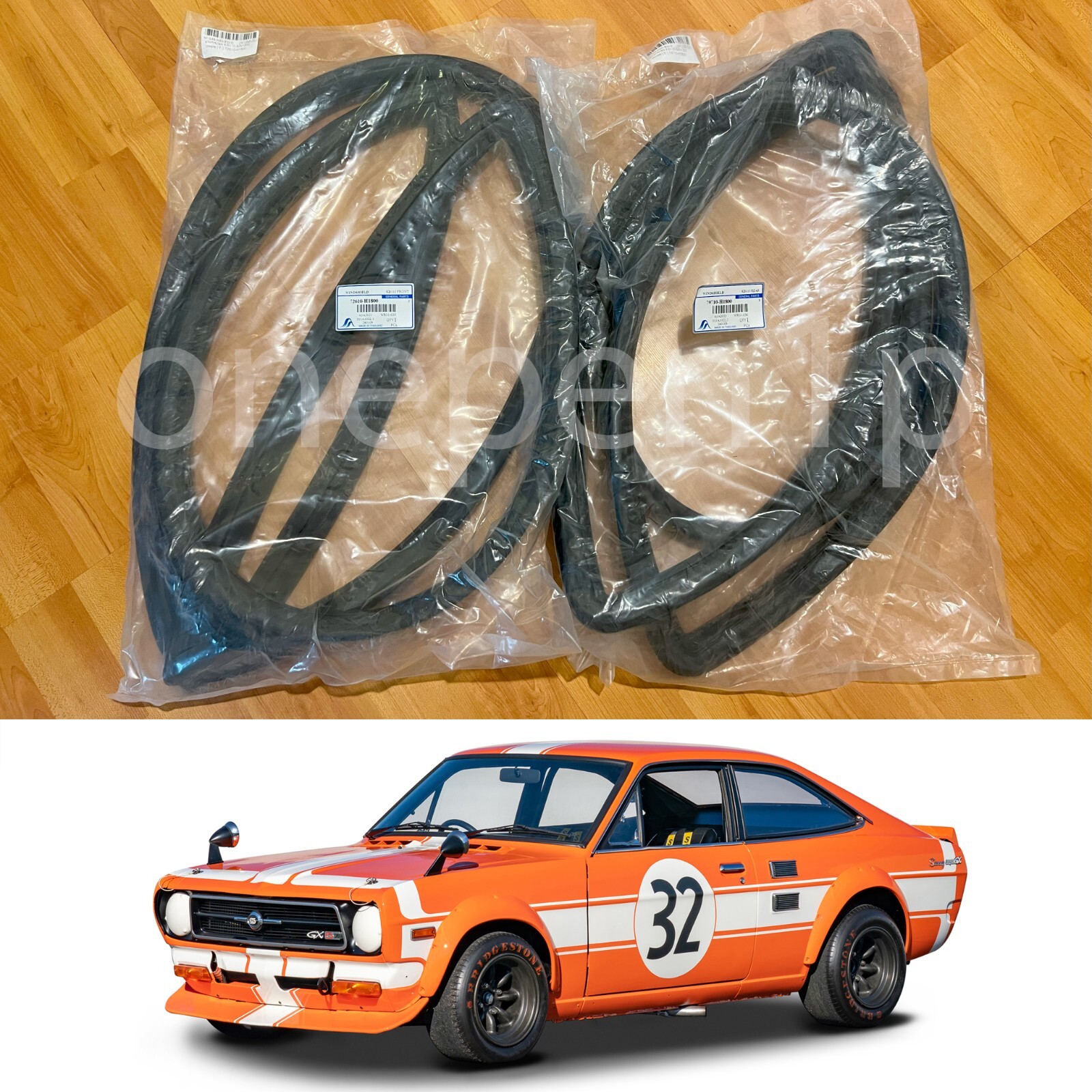 Windshield Door Seal Rubber For Nissan Datsun Sunny 1200 KB110 Coupe – Direct Replacement