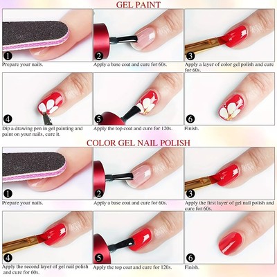 36 Farben Nagelgel Set – 5 Ml Pro Farbe, Für UV- & Acrylnägel, Geruchsarm & Langlebig