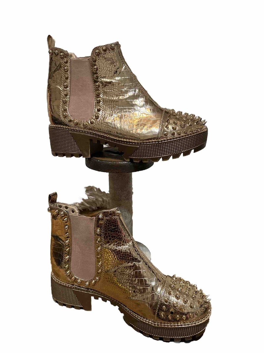 Studded Platform Cape Robbin Spiky Platform Chelsea Boot Buy