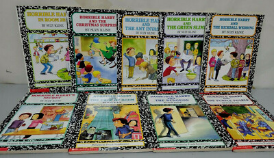 HORRIBLE HARRY CHILDREN BOOKS Lof of 9 by Suzy Kline PB