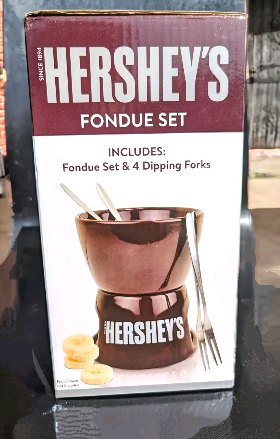 Fondue Set by Hershey's-New- Includes 4 Dipping Forks
