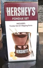 Fondue Set by Hershey's-New- Includes 4 Dipping Forks