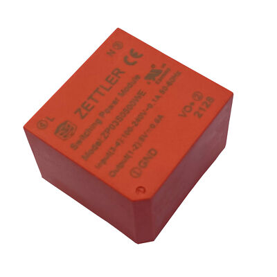 Zettler AC-DC-Industrienetzteil Geschlossen Kunststoff 3W 15V 0,2A