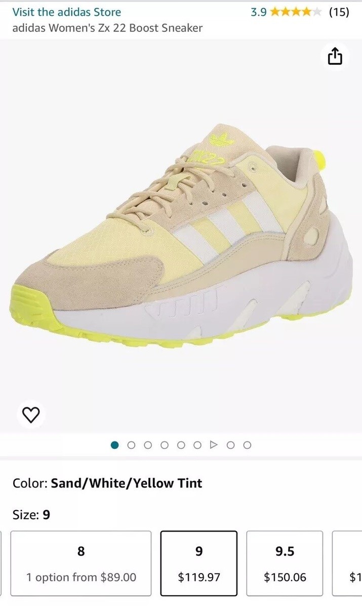 Size 9 - adidas ZX 22 Boost Sand Yellow Tint W | eBay