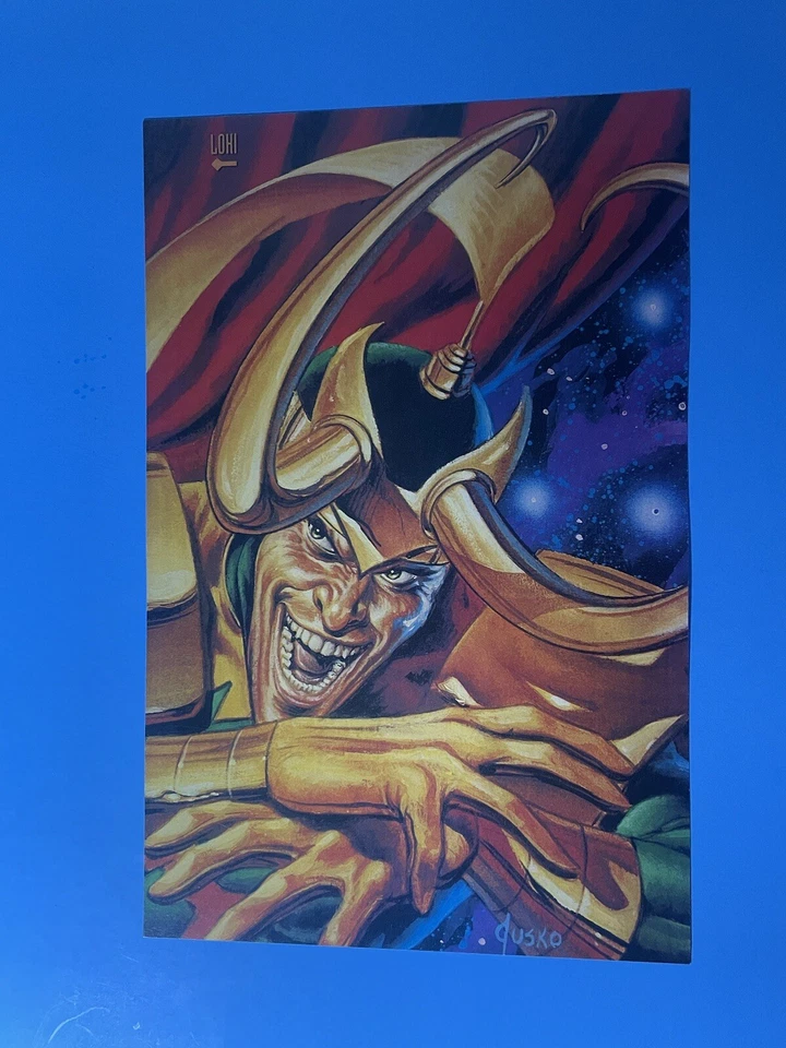 MARVEL COMICS LOKI GOD OF MISCHIEF PÔSTER PIN UP NOVO. - Imagem 2 de 3