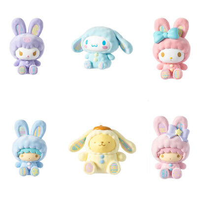 MINISO Sanrio Characters Fluffy Rabbit Series Confirmed Blind Box Figure  HOT