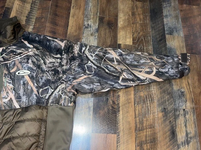 Drake Waterfowl Guardian Flex Double Down 1/4 Zip XL DW7335 Mossy Oak Habitat - Image 2 of 4