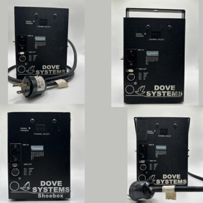 (Four) STAGE LIGHTING Shoebox Truss-Mount Dimmers DOVE SYSTEMS