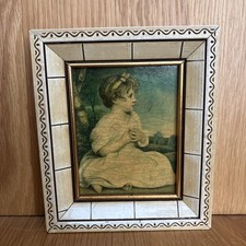Stampa vintage con cornice "L'età dell'innocenza" Sir Joshua Reynolds 