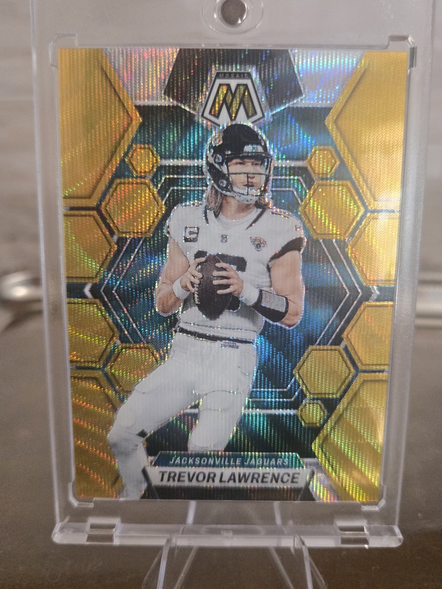 Panini 2023 Mosaic Trevor Lawrence #102 Gold Wave Mosaic Prizm /17 Panini 2023 Mosaic Trevor Lawrence #102 Gold Wave Mosaic Prizm /17