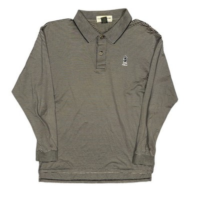 Clark Gregory Long Sleeve Polo Golf Shirt Glen Abbey Made in USA Cotton XL