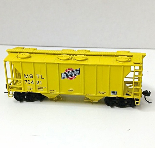 Coche tolva Atlas Chicago & North Western HO PS-2 cubierto MSTL 70421 amarillo 11265 | Condition: Used
