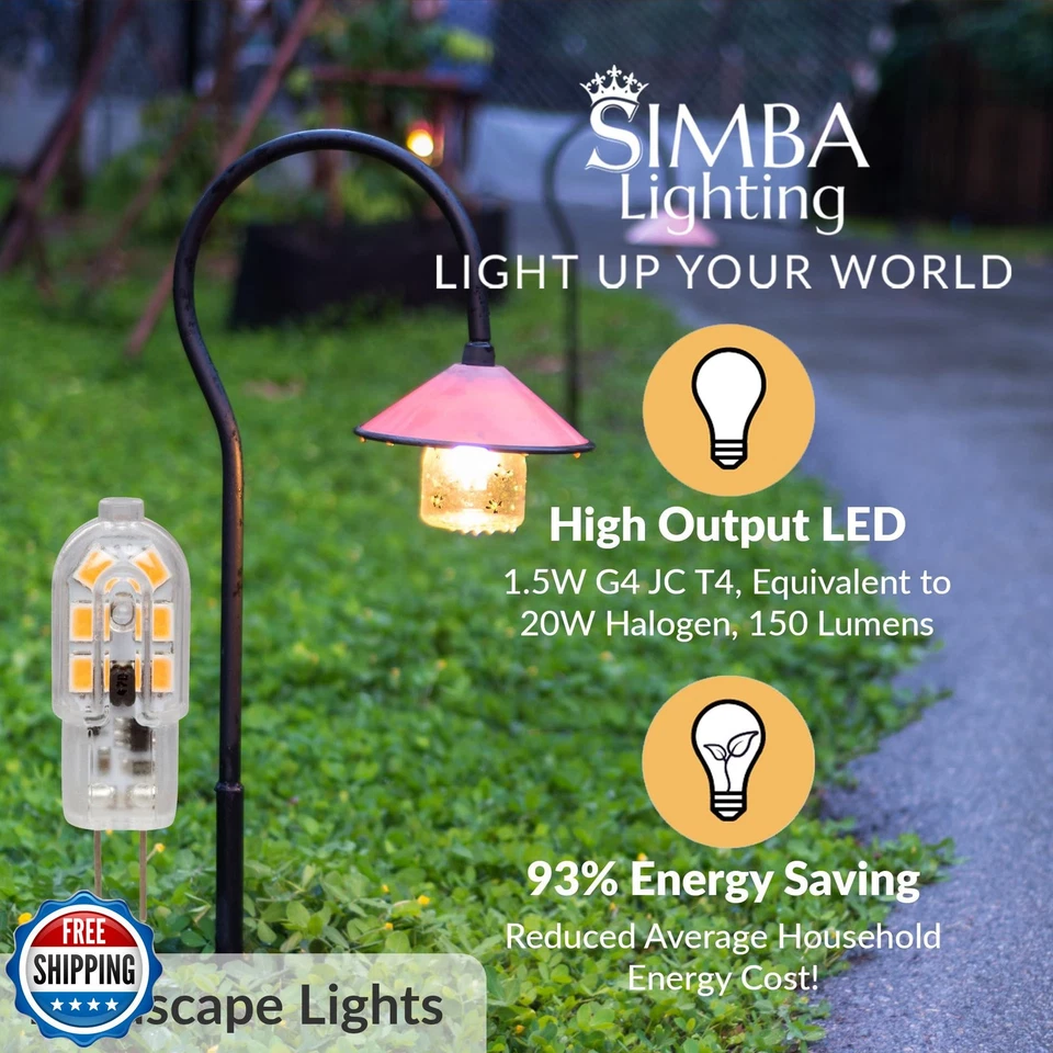 Simba Lighting LED G4 Bulb (10 Pack) 1.5W T4 20W Halogen Replacement 12V AC/D - Image 3 of 4
