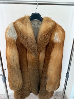 Echtes Rotfuchsfell - Handarbeit 80er Jahre - Größe 44, 3/4 Coat
