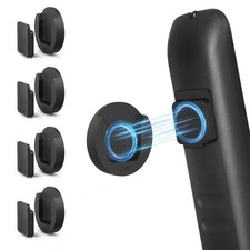 YYILIS Magnetic Remote Control Holder Wall Mount, 4 8x10/16x20, 4 pack, Black