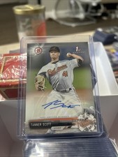 2017 Bowman Tanner Scott Auto Rookie Card Orioles PA-TS (C)