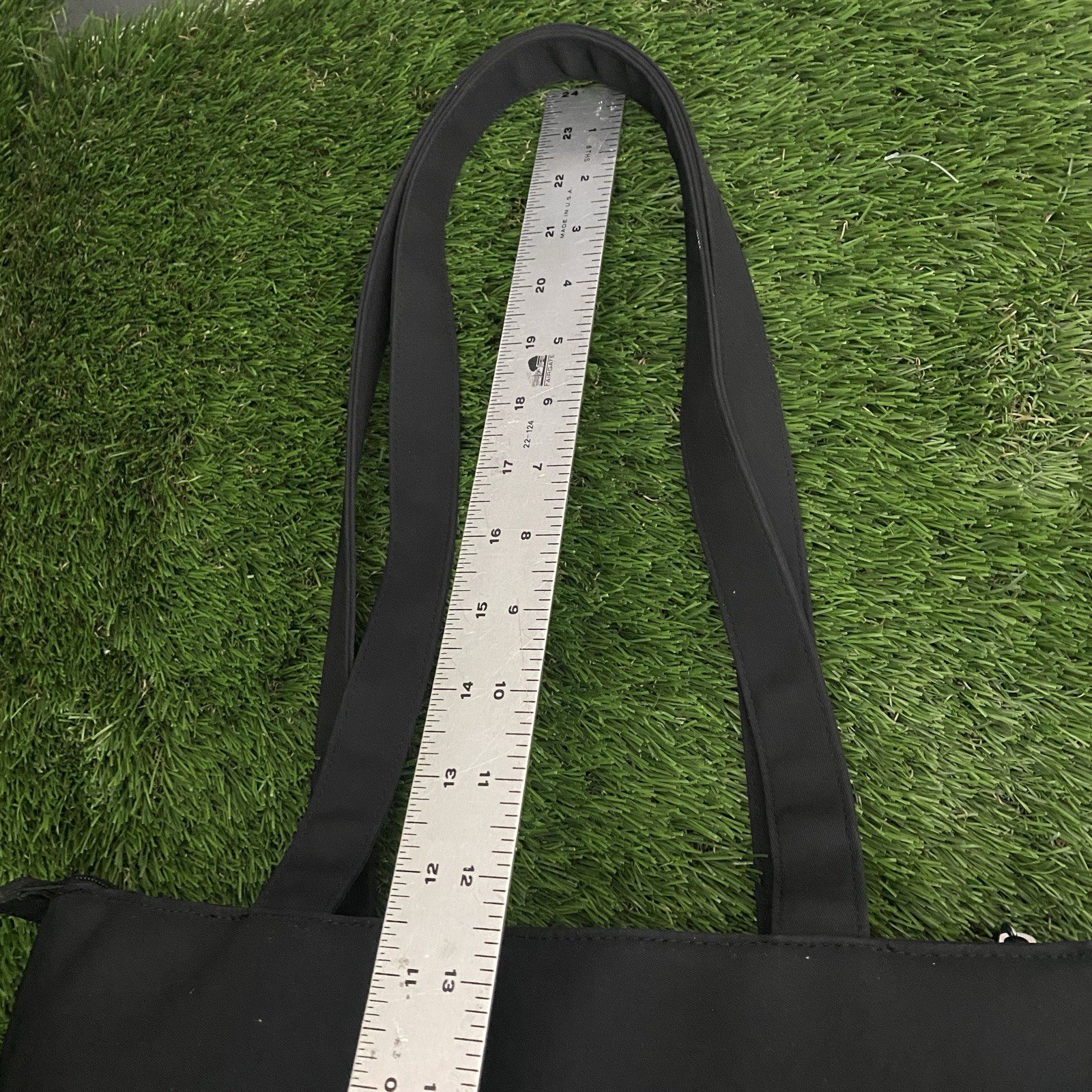 Fossil Black Nylon Rectangular Shoulder Bag Y2K S… - image 10