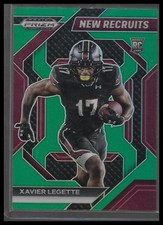 2024 Panini Prizm Draft Picks #NR-XLE Xavier Legette New Recruits Green