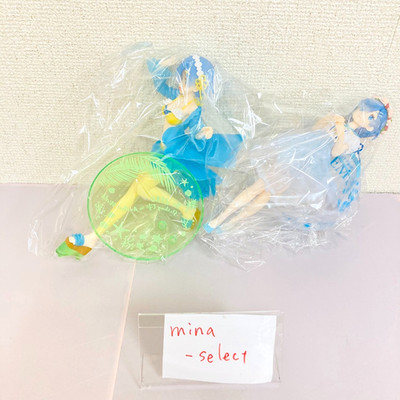 Re:Zero Starting Life in Another World Rem Figure Toy Set 2 Summer Swimsuit Rare