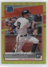 2020 Donruss Optic Rated Rookies Retail Lime Green Prizm Mauricio Dubon #33 ut4
